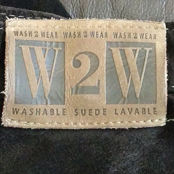 VINTAGE brown suede high waisted pants size 30 - Picture 7 of 13